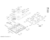 Схема №1 EB6C6PB80O Siemens с изображением Столешница для плиты (духовки) Siemens 00718427