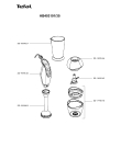 Схема №1 HB403191/35 с изображением Электромотор для электромиксера Tefal SS-989610