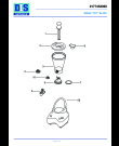 Схема №1 BL 300 MANGIA & BEVI - ONLY SPARE PARTS с изображением Толкач для электроблендера DELONGHI TC1066