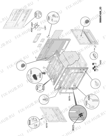 Схема №4 ACM 404/1 с изображением Краник для электропечи Whirlpool 482000017369