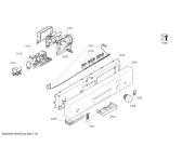 Схема №5 3VI340XP с изображением Передняя панель для посудомойки Bosch 00662570
