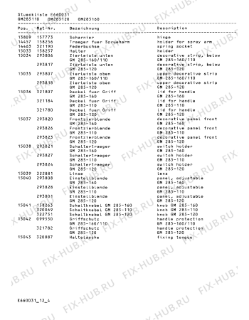 Схема №6 GM285110 с изображением Шарнир для электропосудомоечной машины Bosch 00099606