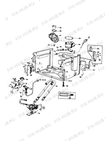 Взрыв-схема посудомоечной машины Electrolux BW312-B3 - Схема узла Water equipment