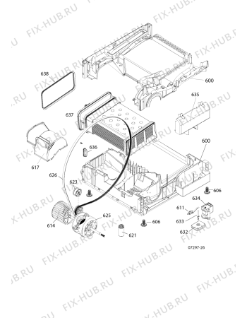 Схема №2 TCL73XNA (F063079) с изображением Крышка для стиралки Indesit C00142780