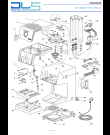 Схема №1 ECP33.21.W с изображением Провод для кофеварки (кофемашины) DELONGHI 5013277559