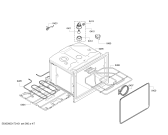Схема №5 B44M42N3S с изображением Панель управления для плиты (духовки) Bosch 00704931
