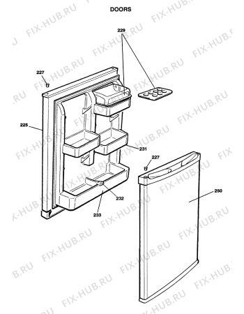 Схема №3 FF93S (F032931) с изображением Запчасть для холодильной камеры Indesit C00218246