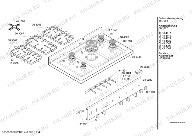 Схема №4 HM19550 с изображением Инструкция по эксплуатации для духового шкафа Siemens 00587054