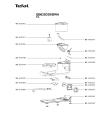 Схема №6 QB625D38/BWA с изображением Направляющая для кухонного комбайна Moulinex MS-650343