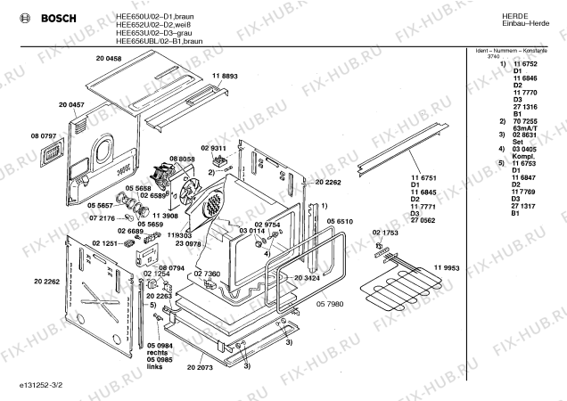 Схема №2 HEE656UBL с изображением Индикатор для духового шкафа Bosch 00031771