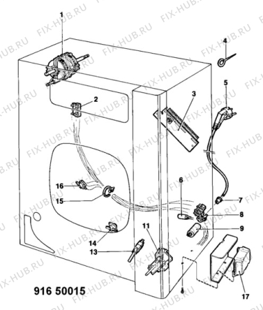 Взрыв-схема комплектующей Zanker KE4230 - Схема узла Electrical equipment