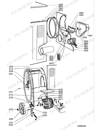 Схема №1 AWG 200/3 с изображением Запчасть для сушильной машины Whirlpool 481240448686