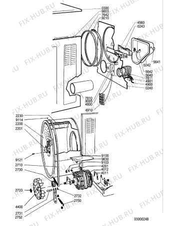 Схема №1 AWG 290-WH AWG 290 с изображением Тумблер Whirlpool 481927718173