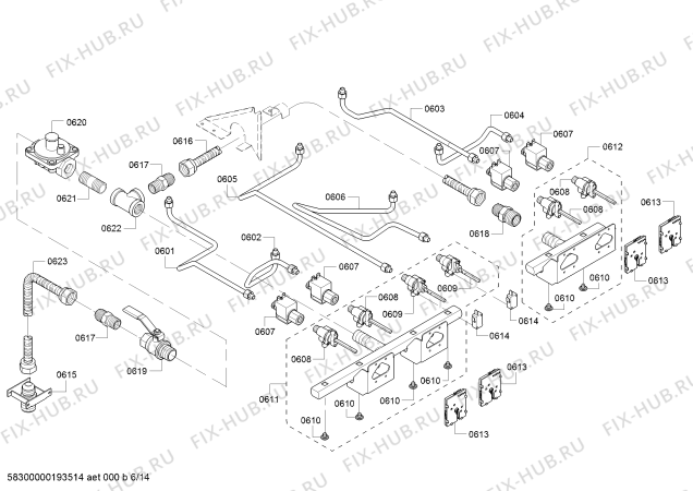 Схема №12 PRD606RCG Thermador с изображением Крышка для электропечи Bosch 12013654