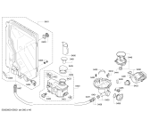 Схема №4 SBI47M15EU с изображением Передняя панель для посудомойки Bosch 00671827