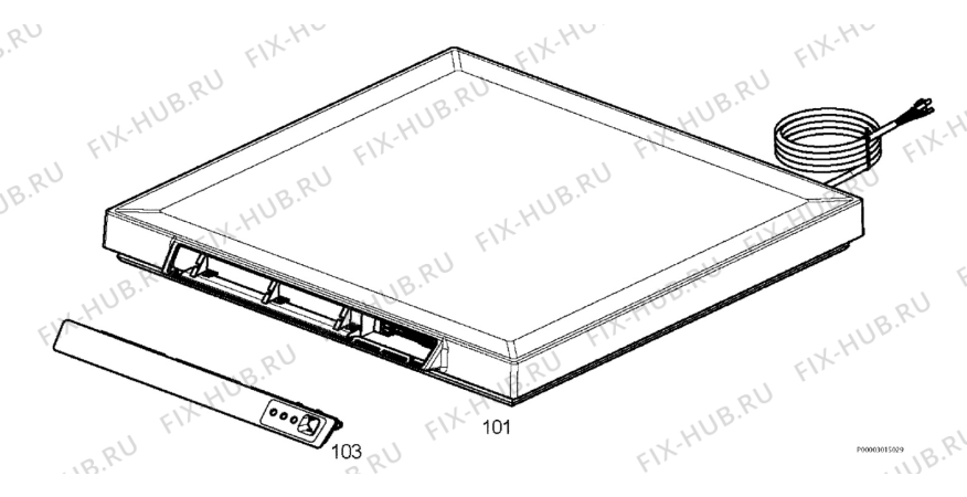 Взрыв-схема холодильника Iee HCC1105PL - Схема узла Door 003