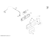 Схема №4 WTW84370NL с изображением Панель управления для сушильной машины Bosch 00702048