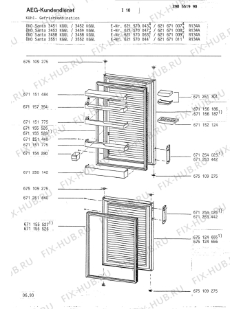 Схема №2 S2238 DT с изображением Запчасть для холодильника Aeg 8996712513010