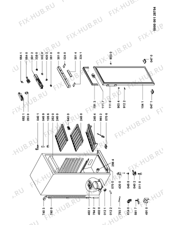 Схема №1 WLMG 131 с изображением Уплотнение для холодильной камеры Whirlpool 481246688786