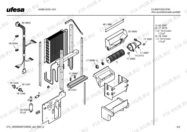 Схема №4 AA8010 POLAR SYSTEM COOLER PLUS с изображением Шланг для сплит-системы Bosch 00441256