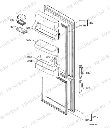 Схема №1 OKO S.3231-6KG с изображением Полка для холодильника Aeg 2081291029