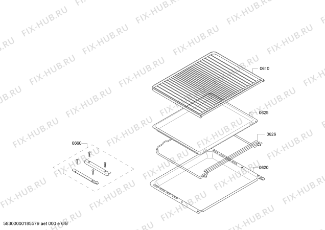 Схема №7 HGD747355F с изображением Переключатель для плиты (духовки) Bosch 00636624