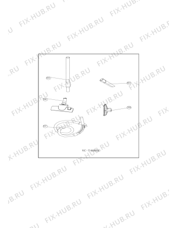 Взрыв-схема пылесоса Tornado TO7350 - Схема узла Accessories