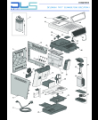 Схема №3 PRIMADONNA ELITE  ECAM 650.75.MS EXECUTION :1 с изображением Плата управления для электрокофемашины DELONGHI 7313255551