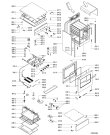 Схема №1 CGA 645 BL с изображением Корпусная деталь для холодильника Whirlpool 481245319616