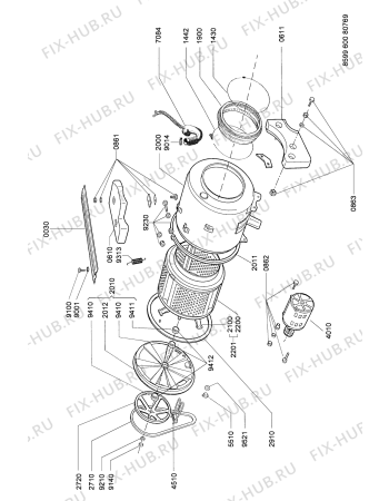 Схема №2 LF 600 TC с изображением Рамка для стиральной машины Whirlpool 481245928059