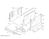 Схема №5 HLN653450F с изображением Фронтальное стекло для плиты (духовки) Bosch 00478418