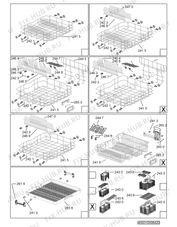 Схема №5 ADP 7442 A+ PC 6S WH с изображением Модуль (плата) управления для посудомойки Whirlpool 481010543944