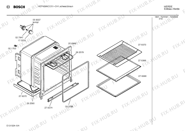 Схема №4 HEP420A с изображением Переключатель для плиты (духовки) Bosch 00059340