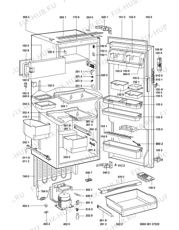Схема №1 KVIK 2000/A с изображением Дверь для холодильной камеры Whirlpool 481244028895