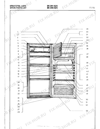 Взрыв-схема холодильника Gaggenau EK341025 - Схема узла 02