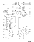 Схема №2 ADP 7590 WH с изображением Модуль (плата) управления для посудомойки Whirlpool 480140100877