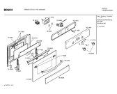 Схема №4 HBN2551EU с изображением Передняя часть корпуса для электропечи Bosch 00431841