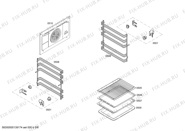 Схема №6 HM422210E с изображением Коллектор для духового шкафа Siemens 00246109