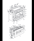 Схема №5 DGW965B с изображением Обшивка для плиты (духовки) DELONGHI 35C91501D1