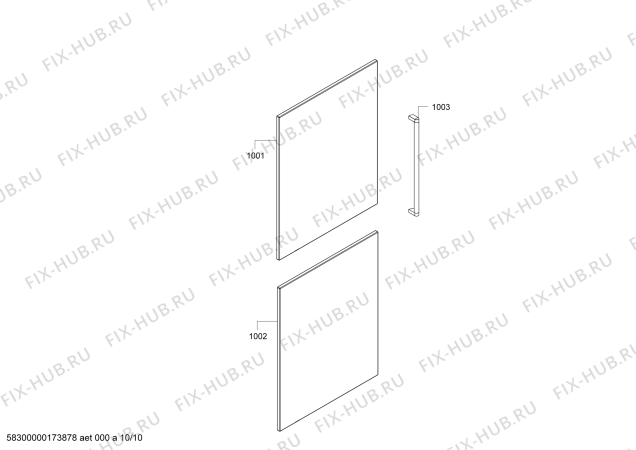 Схема №8 T30BB810SS с изображением Панель для холодильника Bosch 00746898
