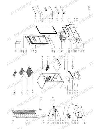 Схема №1 ARL 110/G/R с изображением Обшивка для холодильника Whirlpool 481946089217