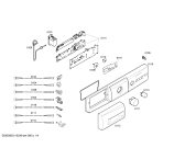 Схема №4 CM1201HTR PROFILO с изображением Панель управления для стиральной машины Bosch 00444629