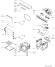 Схема №1 ESZ 5961/WS с изображением Дверка для духового шкафа Whirlpool 481245059949