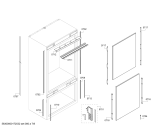 Схема №6 RF471701 с изображением Упор для холодильника Bosch 00678133