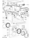 Схема №1 AWO/D 6730 с изображением Обшивка для стиралки Whirlpool 480111100279