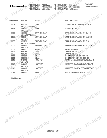 Схема №17 RDDS30VRS с изображением Заклепка для плиты (духовки) Bosch 00414752