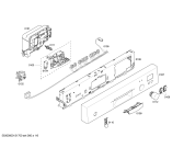 Схема №6 SHE53L05UC с изображением Панель управления для посудомоечной машины Bosch 00477605