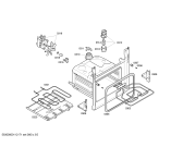 Схема №5 HBN40S350E Horno bosch indep.multif.inox s/reloj с изображением Передняя часть корпуса для электропечи Bosch 00441077