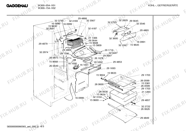 Схема №4 IK300054 с изображением Противень для холодильной камеры Bosch 00295638