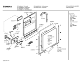 Схема №6 SE34200DK с изображением Вкладыш в панель для посудомоечной машины Siemens 00351703
